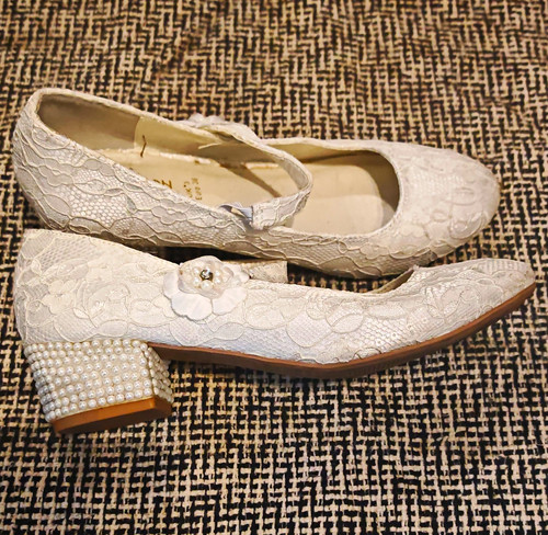 Monsoon girls ivory lace white - girls,