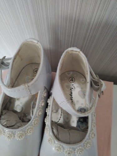 Temptations girls white patent - temptations,