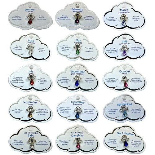 Guardian angel pin birthstone - guardian,