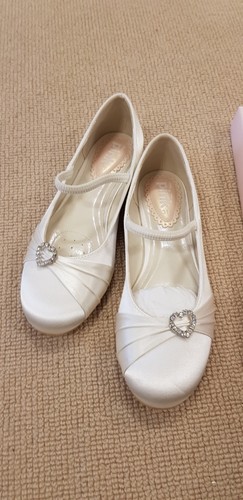 Girls satin first holy - satin,