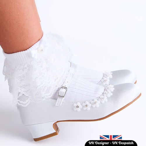 Girls white satin - girls,
