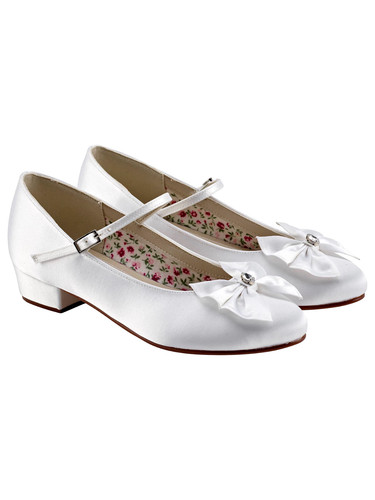 Girls satin first holy - girls,