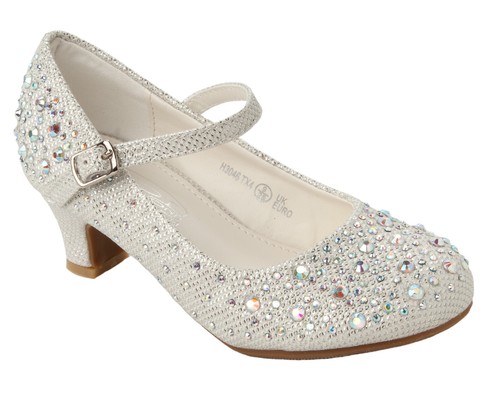 Girls white diamante - girls,