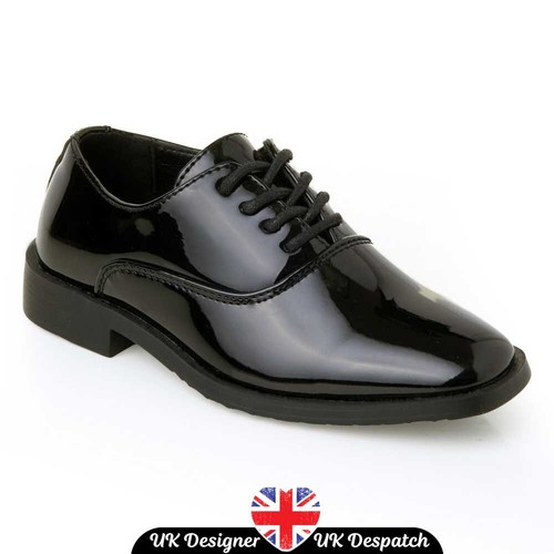 Boys black formal shoes - boys,