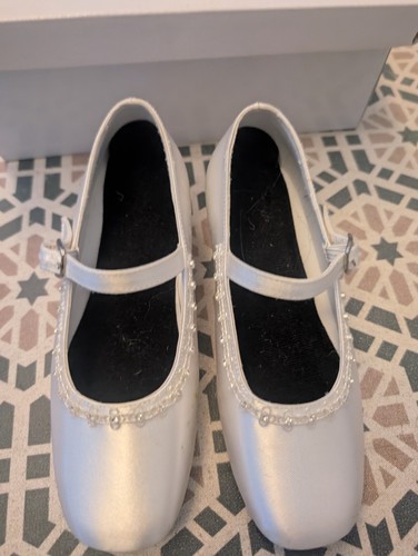 Girls satin shoes first - girls,