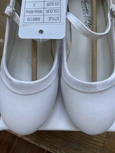 White communion shoes with - white,