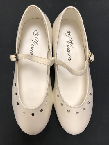 Cream ivory canvas girls - cream,
