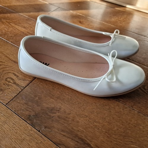 Girls ivory ballerina - ivory, shoes