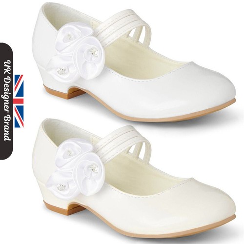 Girls communion shoes flower - shoes,