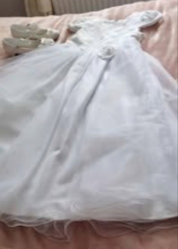 Communion dress size 12 - dress, 11/12