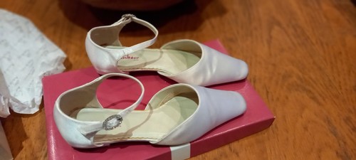 Satin holy communion shoes - communion,
