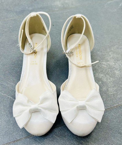 Girls monsoon white satin - girls,