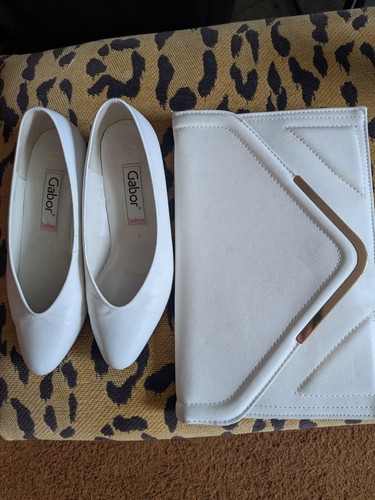 Vintage white leather court - vintage,